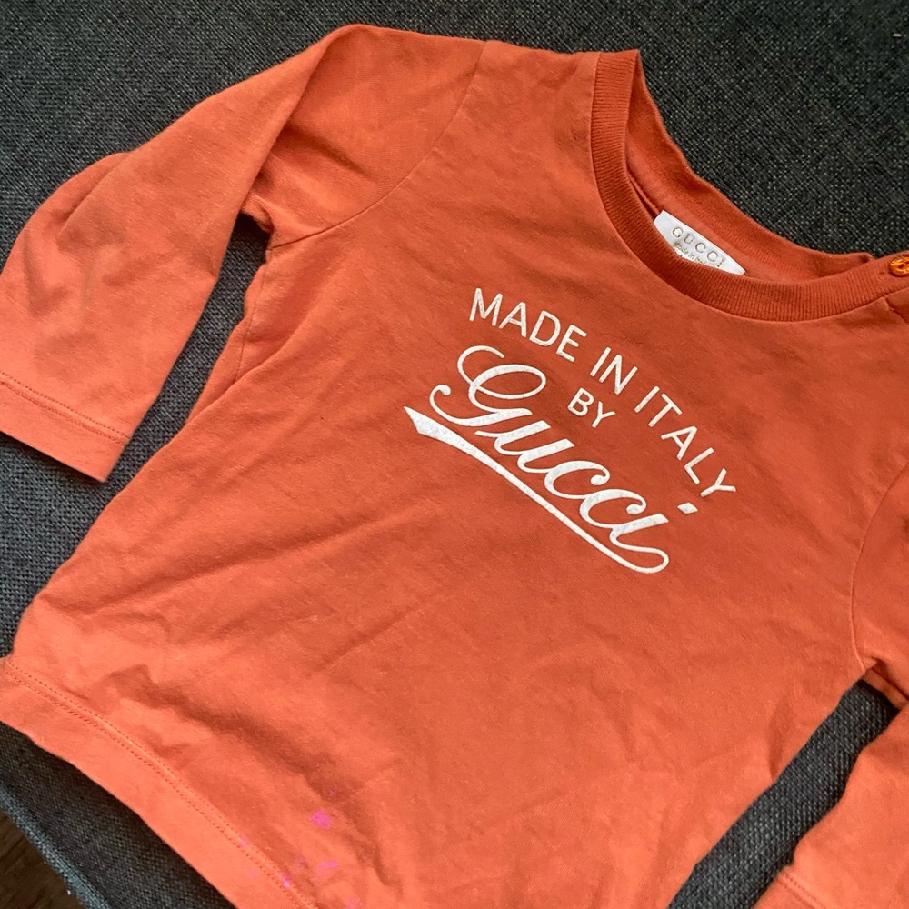Authentic Gucci t-shirt for babies